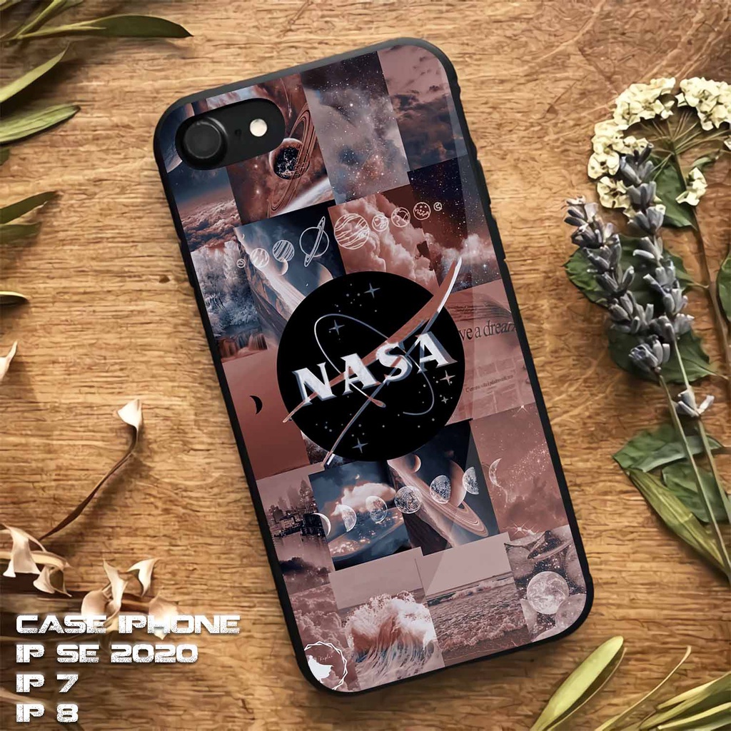 Urban Vc Case Kilau Glossy Iphone 7 | IP 8 | IP SE 2020 | Casing Hp | Pelindung Hp | Motif Nasa Keso