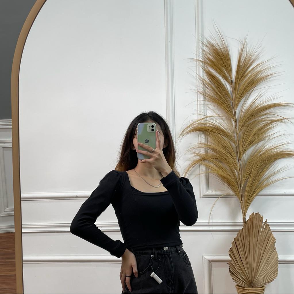 TERMURAHH!! Ochy Top-top-blouse-crop top-atasan crop wanita-top wanita-atasan-crop top korea-blouse korea-atasan korea