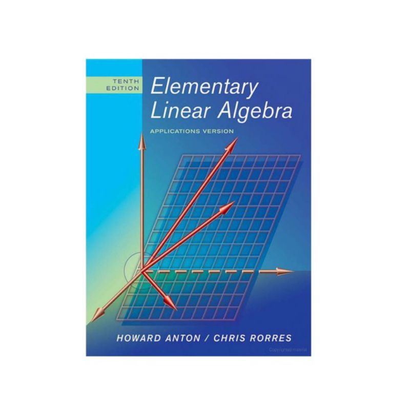 book elementary linear algebra tenth edition