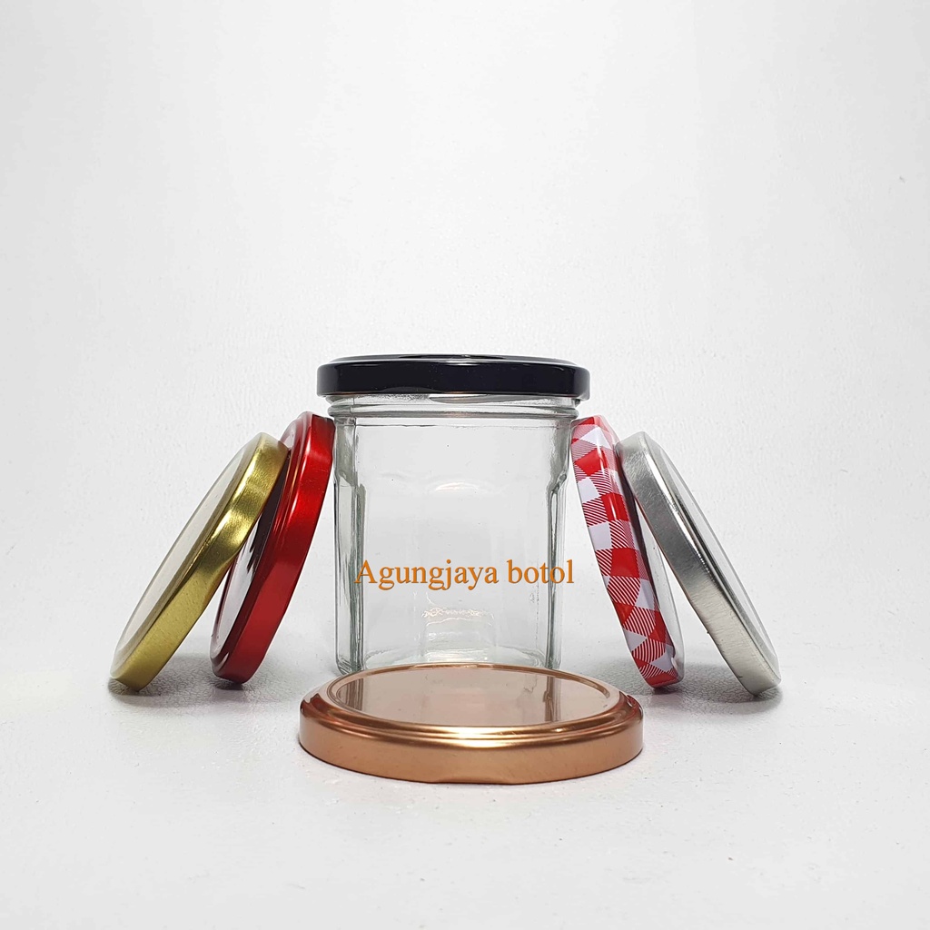 Jar Kaca 200 Ml Angel Clear / Jar Kaca / Toples Kaca / Jar Madu / Jar Selai / Jar 200 Ml