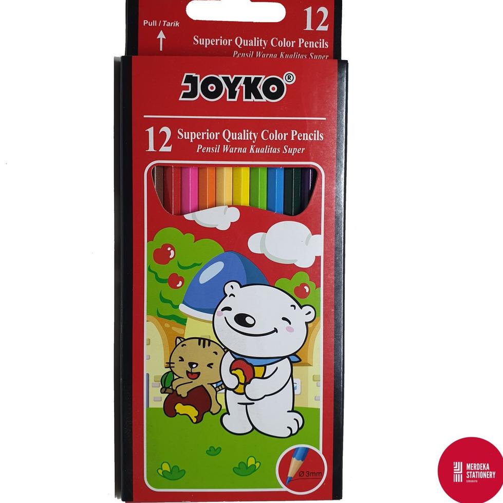

O86 Pensil Warna /Colour/Color Pencil 12 warna Joyko PROMO ッ