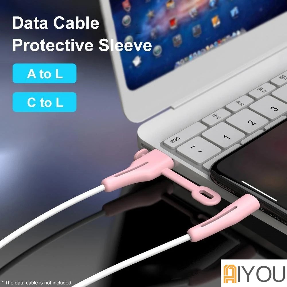 [Untuk Tipe-c Ke Petir] Charger Cover Protector Silikon Kabel Aksesori 18/20w USB Charger Plug Pelindung Kabel Untuk Telepon USB Cable Line Protection