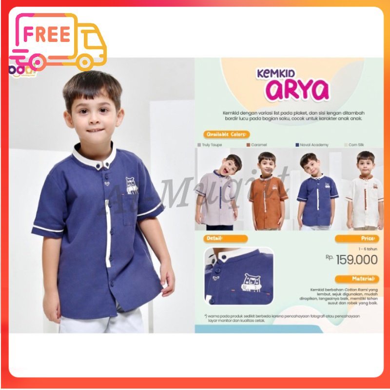 DISKON RABBANI ORI Bani kemkid Arya | Kemeja Kids Anak Bani Batuta Al-Muqiit.Shop