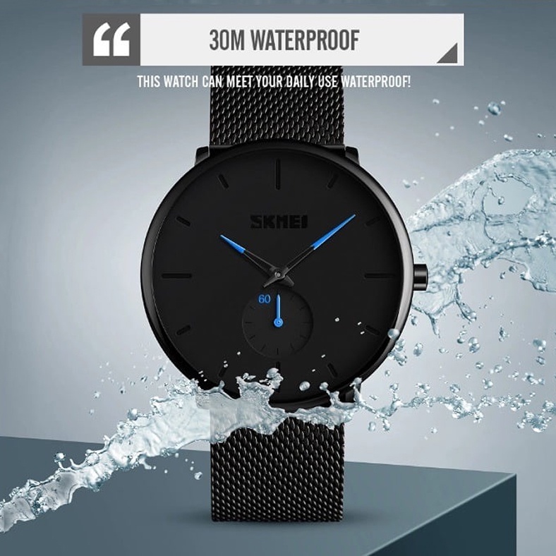 SKMEI 9185 Jam Tangan Pria Wanita Analog Water Resistant 30M
