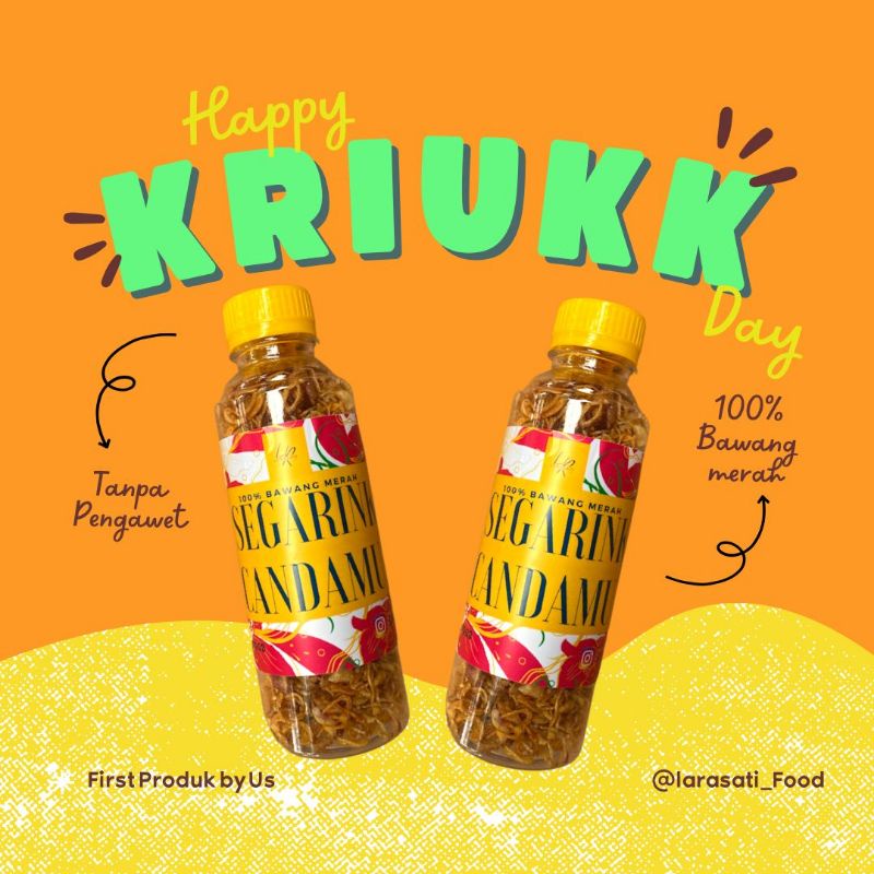 

Bawang goreng premium 100% bawang merah