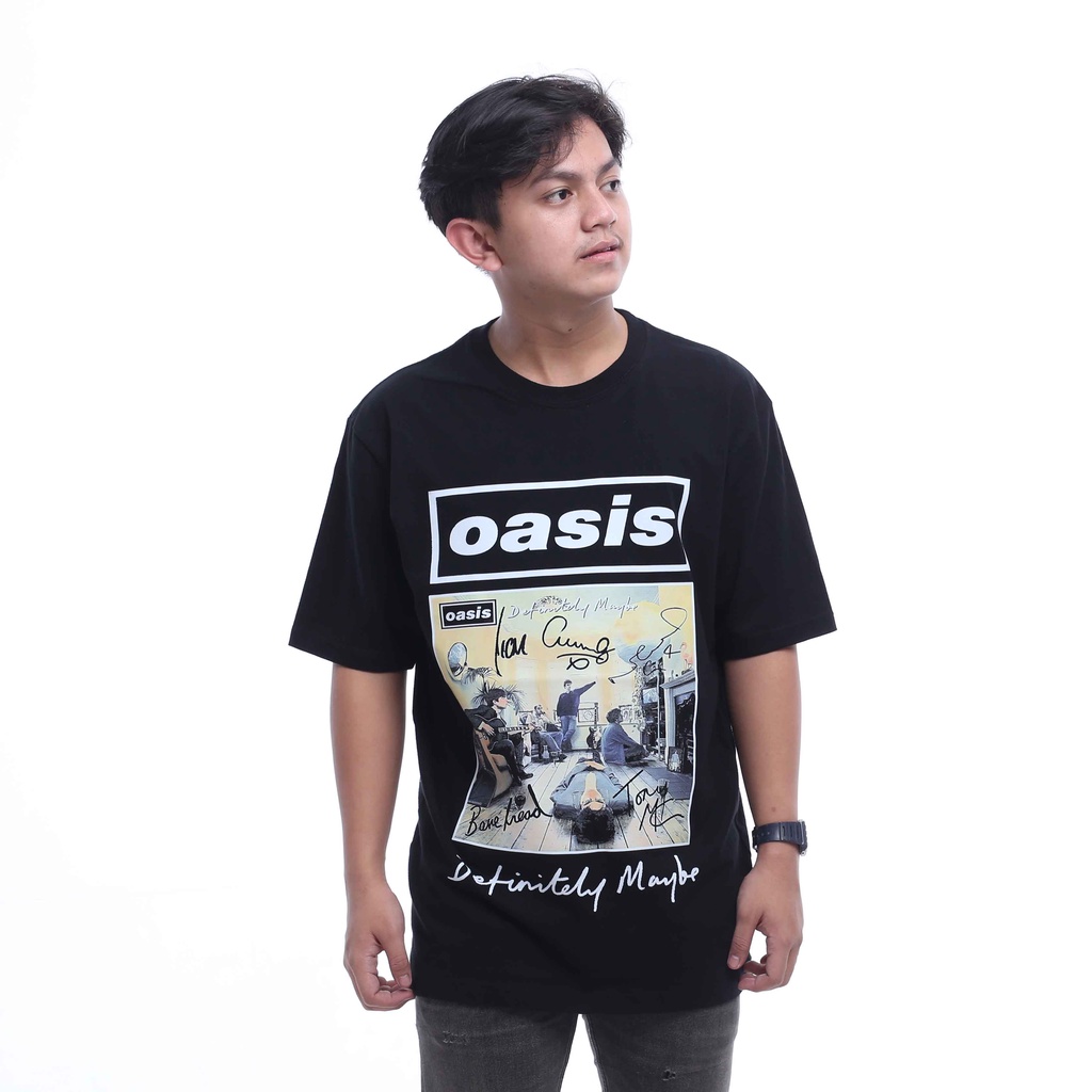 T - Shirt | Kaos Band | Kaos Vintage | OASIS V.2 Premium Cotton Combed 24s