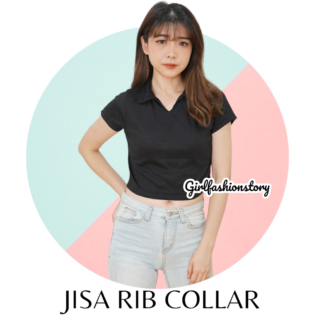 GFS JISA RIB PREMIUM CROP V COLLAR