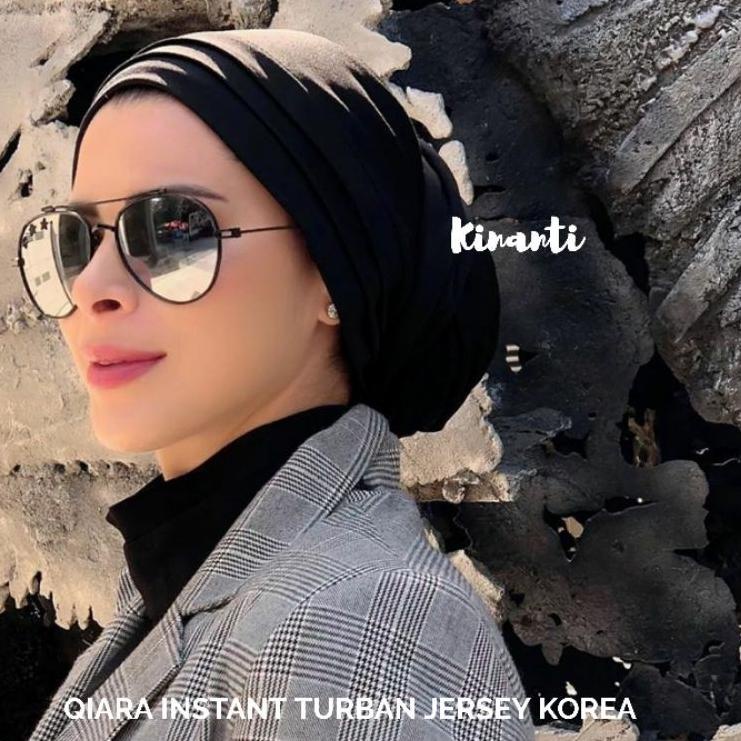 Miliki STOCK - - QIARA TURBAN INSTAN JERSEY KOREA/ TURBAN/TURBAN OLAHRAGA/TURBAN SENAM/TURBAN YOGA/I