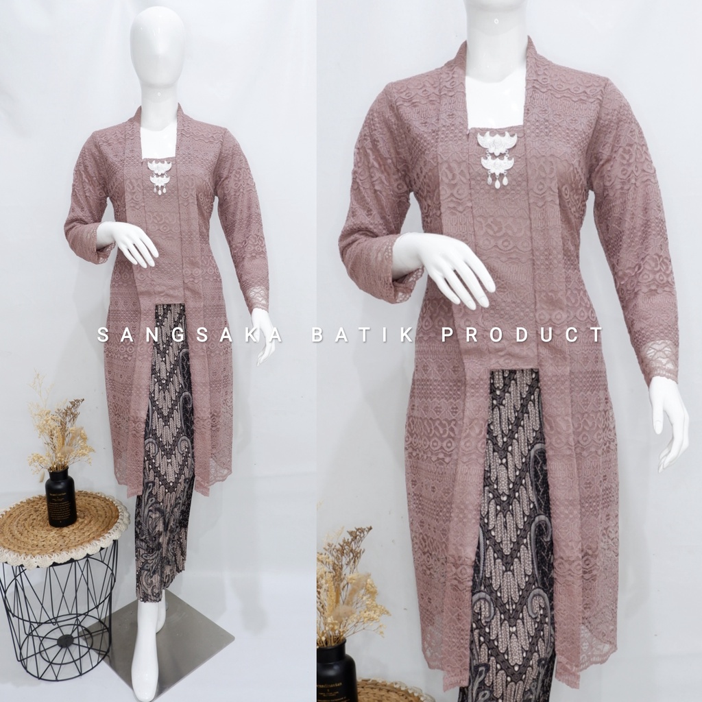 Kebaya Kutu Baru / Kebaya Tunik / Tunik Brokat / Kebaya Modern / Kebaya tile / Kebaya Favorite / Batik Couple