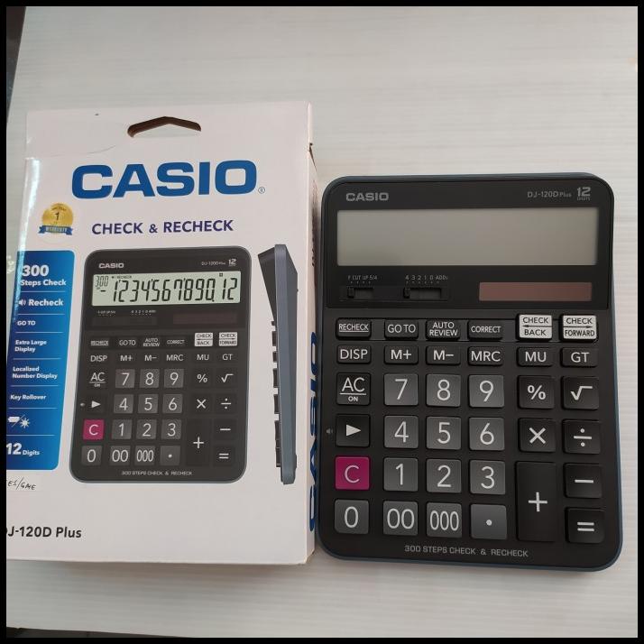 

Calkulator Casio Dj - 120D Plus Check & Recheck 12 Digits (15 X20 Cm)