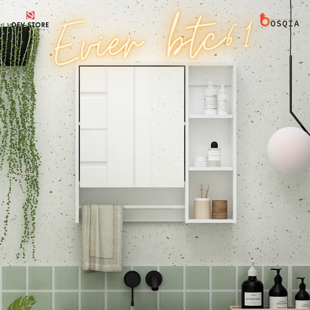 Rak Cermin Wastafel /  Rak Gantung / Evier BTC61