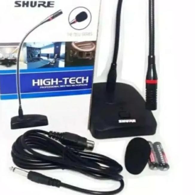 ➫ MIC MEJA SHURE MIC PODIUM MICROPHONE MIMBAR SHURE MIC RAPAT ♚
