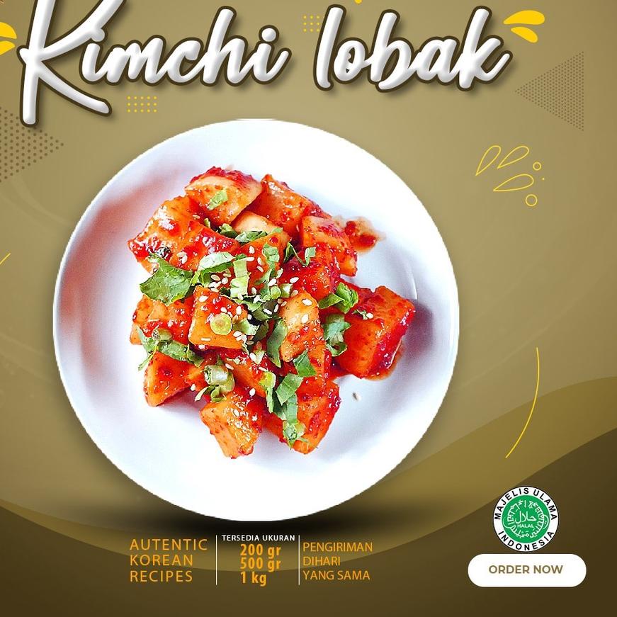 

♣ Fresh Kimchi Lobak 500 Gram Dibuat Oleh Chef Korea Asli Enak ♠