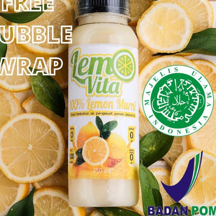 

[KODE 1920] [READY STOCK] Lemovita Fresh Sari Lemon Murah 250ml BPOM Lemon vita