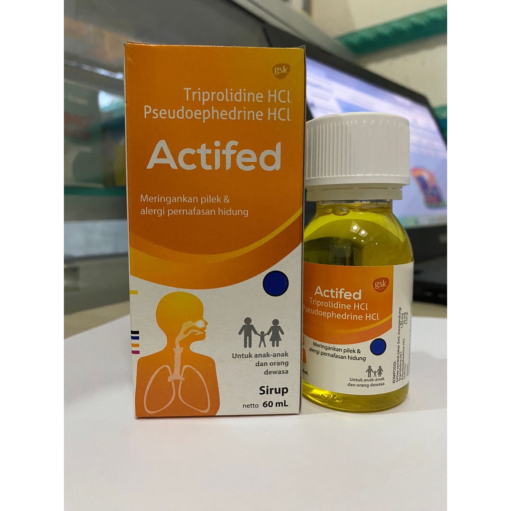 Actifed Sirup Kuning 60mL / Pilek dan Alergi