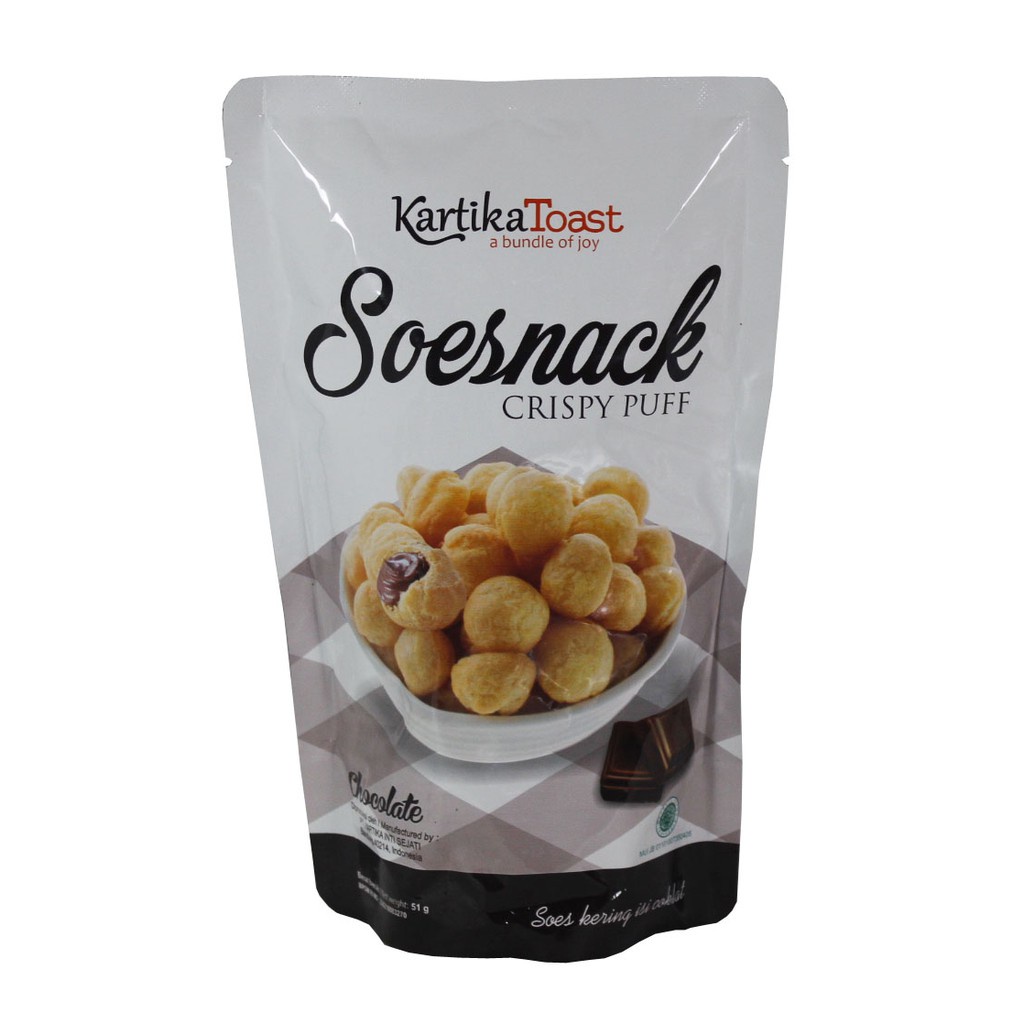 SOESNACK CHOCOLATE 51GR KARTIKA TOAST (12)