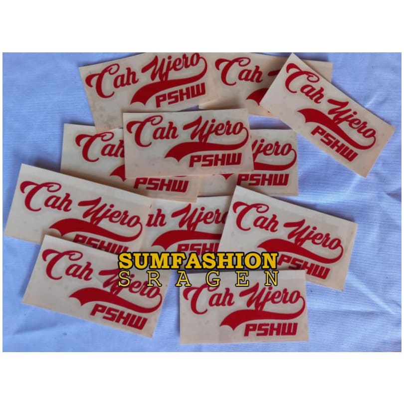 [COD] stiker timbul - Sticker pshw Winongo