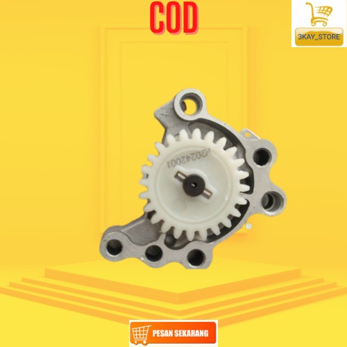 PUMP ASSY OIL/Pompa oli  ORIGINAL Viar Karya Bit/PNP Garuda , Tossa , Kanzen , Bangau 108 124 140