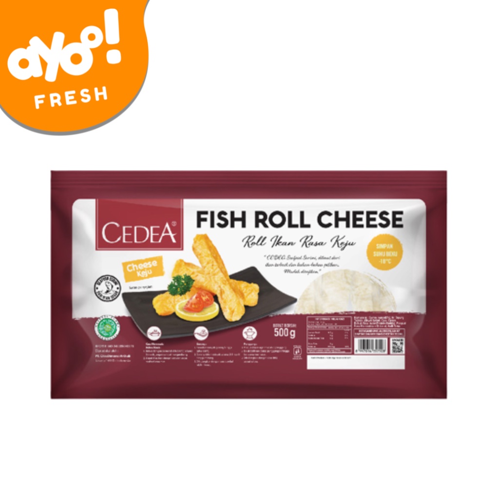 Cedea Fish Roll Cheese / Keju 500 g Pack