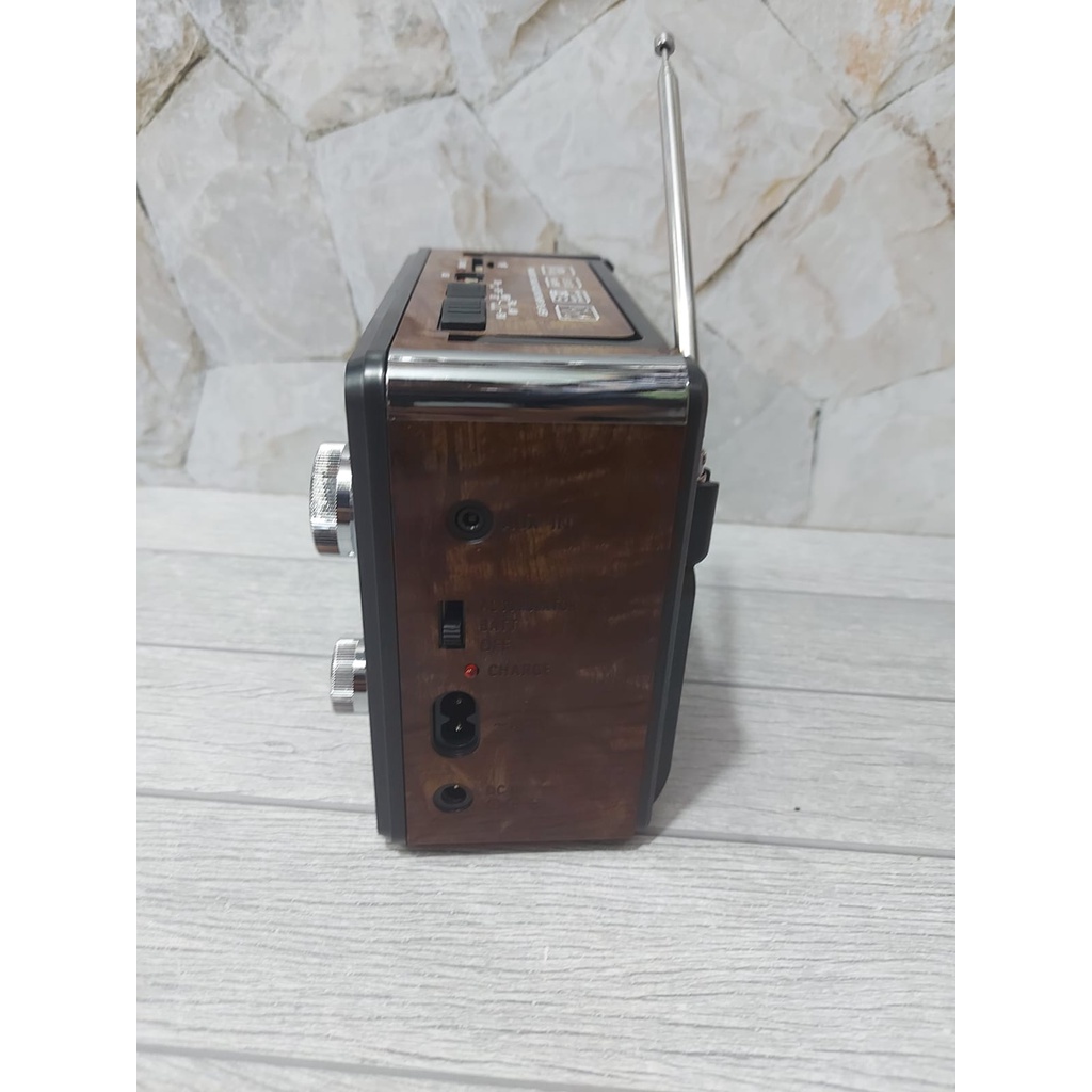 Radio SONIA-4020BT Jadul Fm Am Sw Bluetooth USB Micro Sd Player Ada Senter Bisa Cas SONIA 4020BT