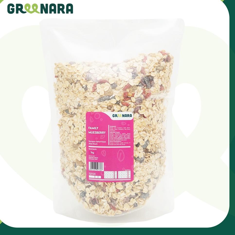 

☪ Greenara Family Muesberry 1Kg / Muesli Berry ✿