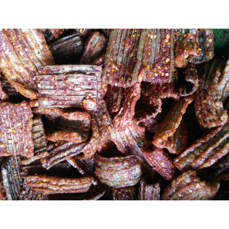 

kerupuk jengkol seblak kering pedas daun jeruk isi 500 gram