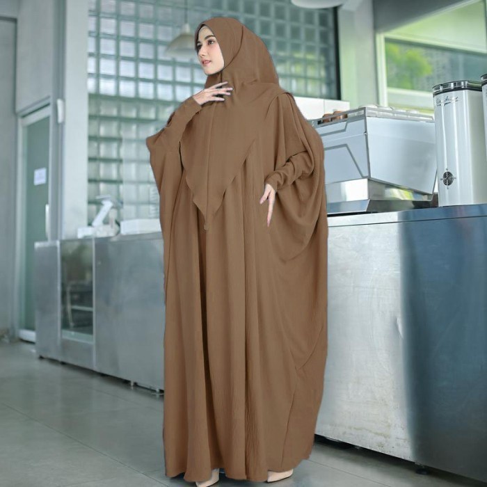 HUMASYARI COD Abaya Luxury ZULAIKHA SET Arab Saudi Baju Umroh Wanita by Humasyari BISA BAYAR DITEMPA