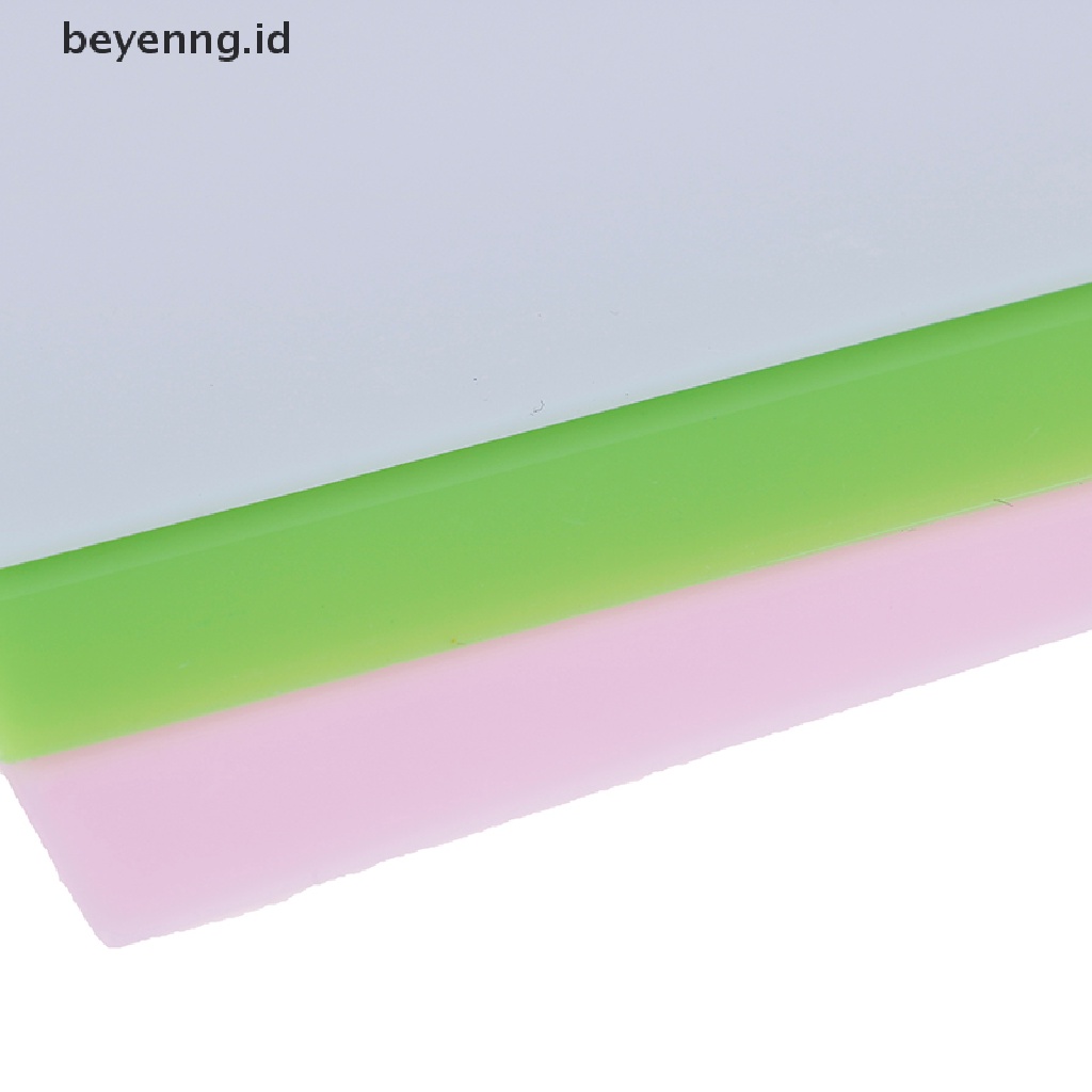 Beyen 1Pc Scraper Kue Krim Trapesium Pemotong Adonan Kue Spatula Pastry Bakery Tools ID