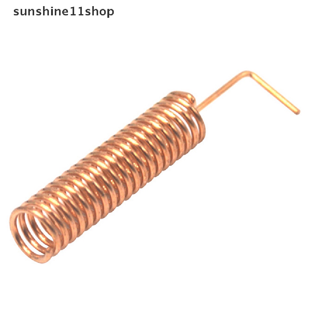 Sho 433mhz Spring Antena Fosfor Tembaga Built-in Spiral High Gain Transceiver Omnidirectional Smart Modul Welding Antenna N