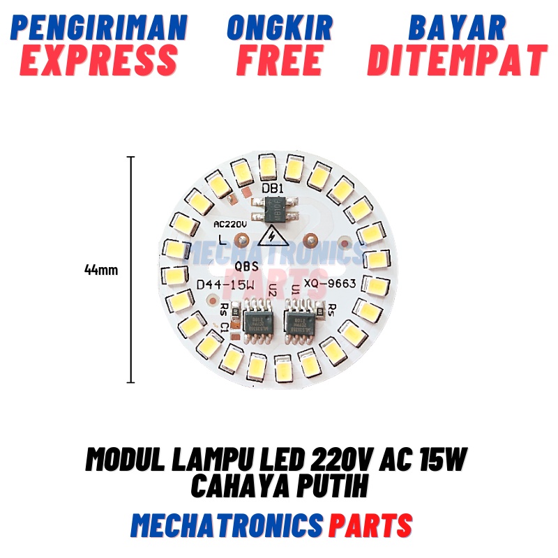 Modul Lampu LED 220V AC Cahaya Putih