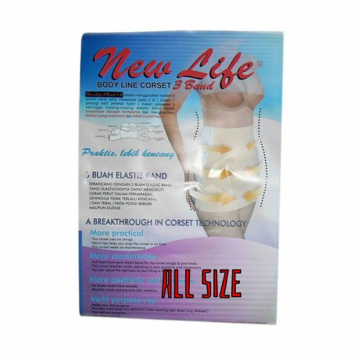 Korset New Life korset tempel 3 band(G9U8) Korset Hamil Korset Stagen Pengecil Perut Pasca Melahiran