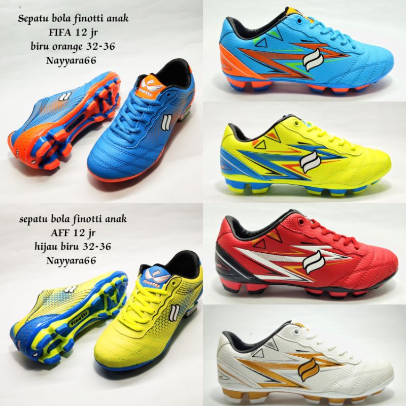 Sepatu sepak bola anak finotti AFF 12 junior sepatu bola anak soccer Aff 15