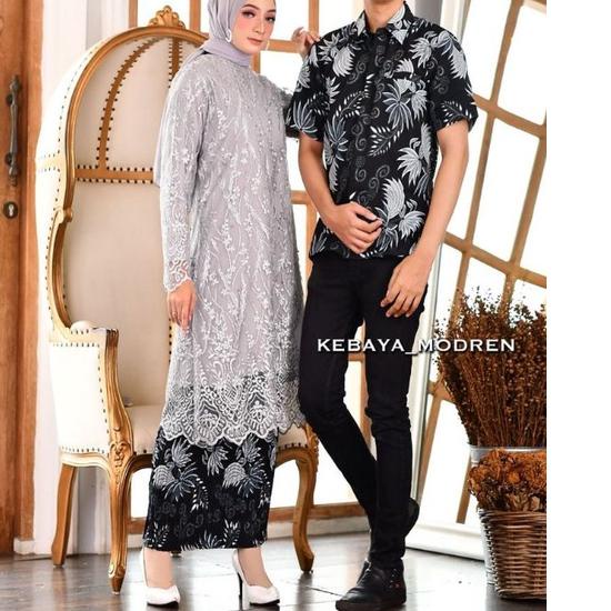 ✼ KMSETELAN KEBAYA TUNIK COUPLE JUMBO LD 130/KEBAYA MODERN/KEBAYA WISUDA/KEBAYA/COUPLE ◊