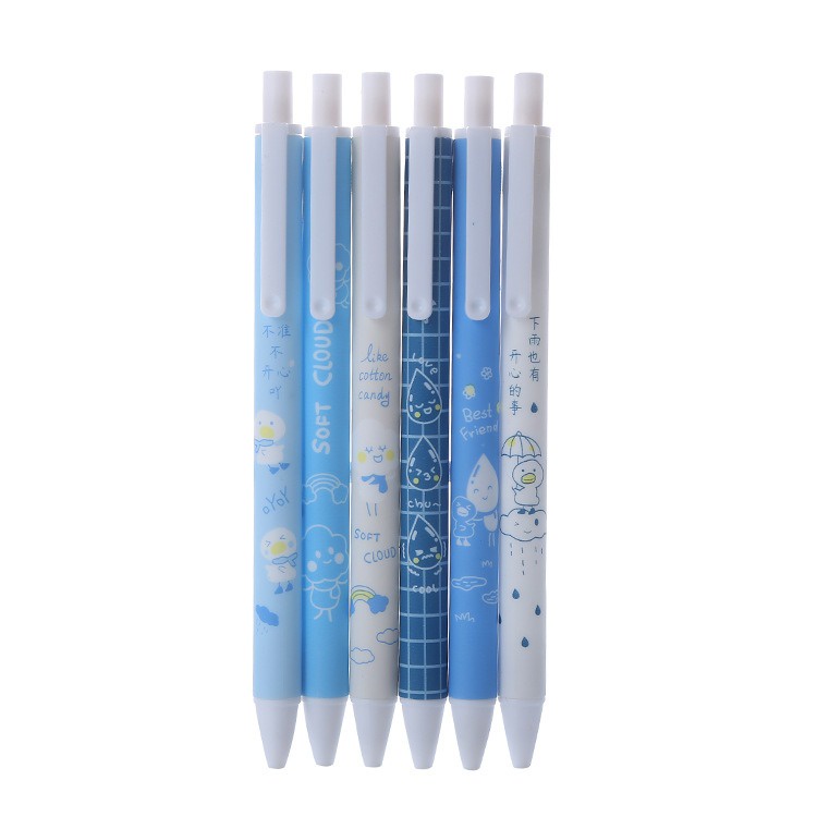 6pcs Pena Pulpen Pen Set Cetek Cetekan OSM-ST0308