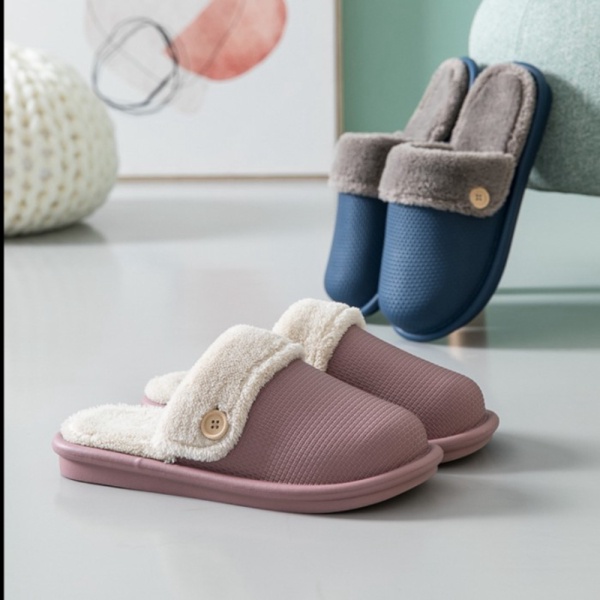 

Unik ARAMI Home Cotton Rubber Slipper Sendal Karet Katun Tebal Anti Licin - Purple 36-37 Diskon