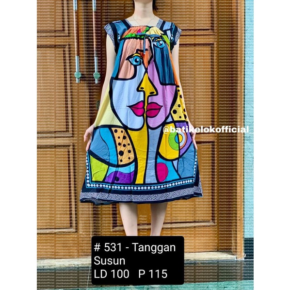 Daster Elok Tanggan Susun - 531