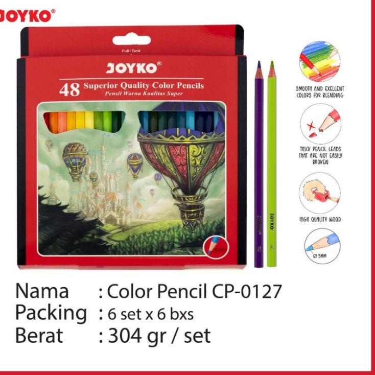 

Produk Trending PENSIL 48 WARNA JOYKO CP-0127 / PENSIL WARNA JOYKO 48