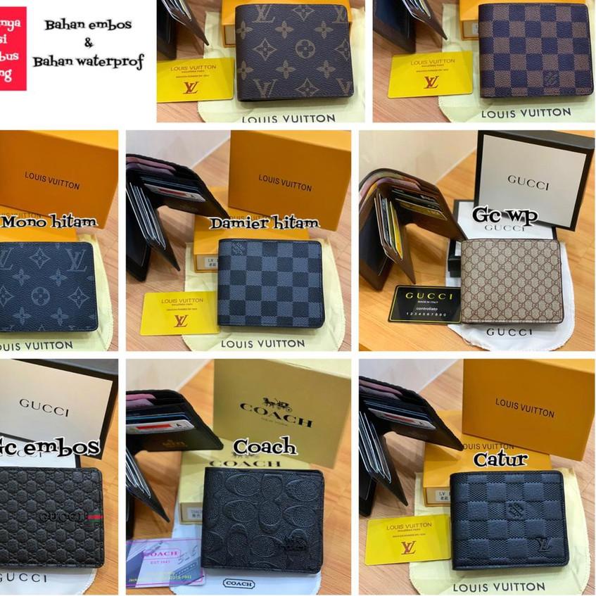 ۞ Dompet pendek lipat pria import premium branded/dompet pria/dompet lipat branded import ➾