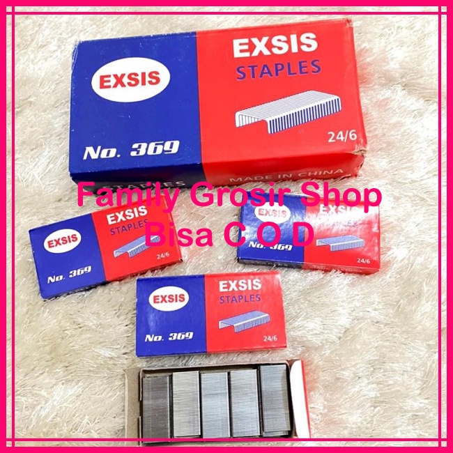 ISI STAPLES EXSIS 369 / ISI JEPRETAN NO 3 BESAR 24/6