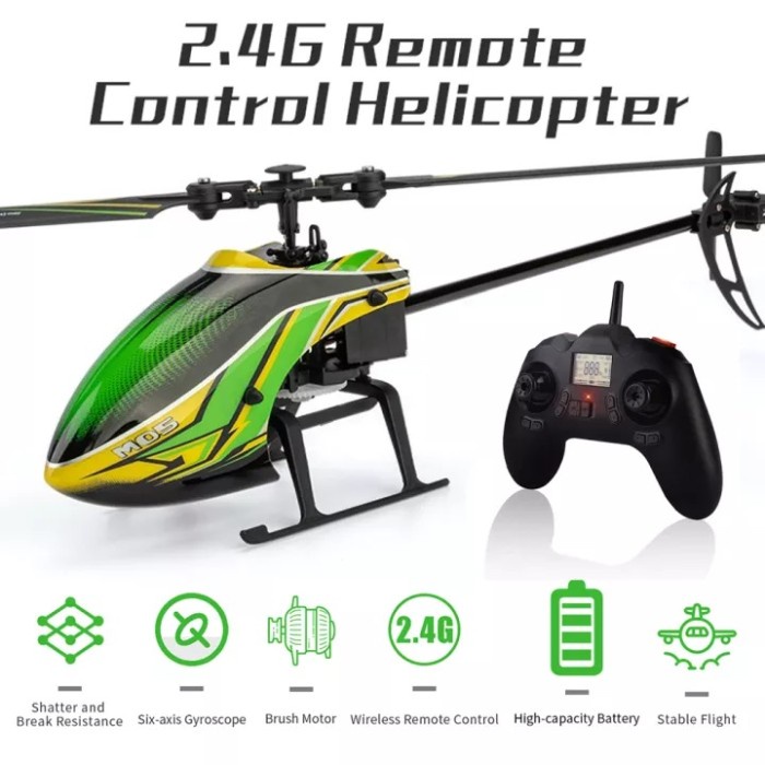 Terlaris Rc Helikopter Jjrc M05 6-Axis Gyro 4Ch 2.4G Mainan Anak Helicopter