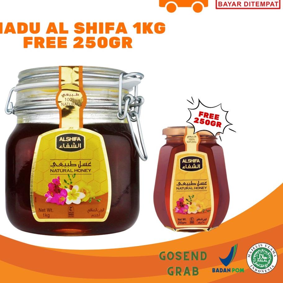 

❇ Al Shifa 1KG Free 250gr Natural Honey Asli Arab Saudi ☺