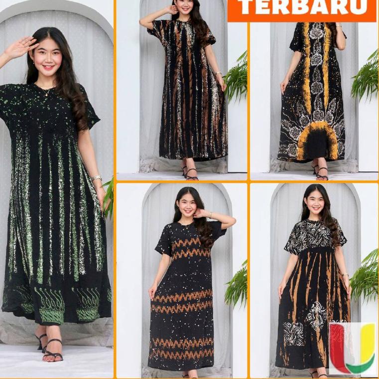 MURAH Batik Usman - Terbaru Daster Semata Kaki - daster kekinian - daster busui - daster twill rayon