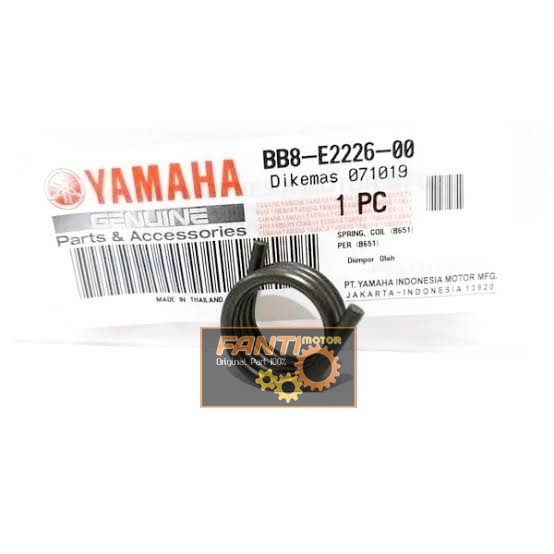 SPRING, COIL BB8-E2226-00 PER PELATUK AEROX LEXI NMAX PART ORI YAMAHA