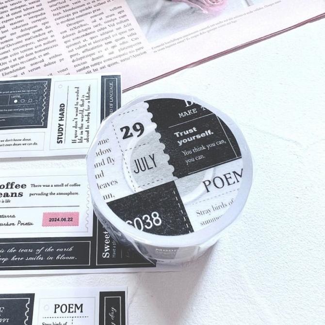 

Sonia's Illustration Molded Paper Label Cutting Paper Tape