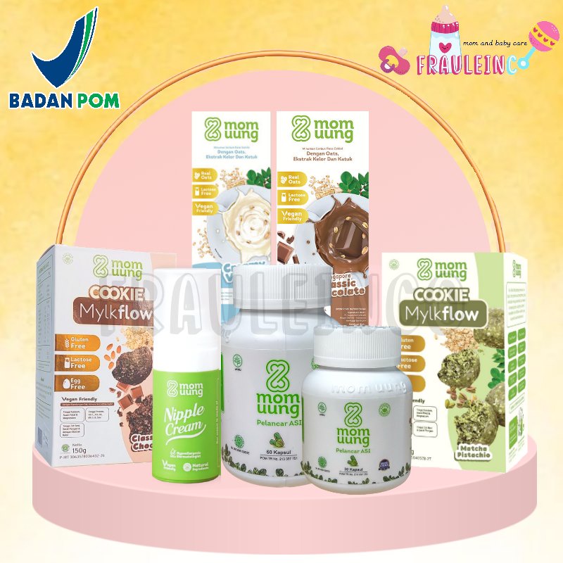 *FRAULEINCO* MOM UUNG Official Asi Booster 30 60 capsul / cookies mylkflow / nipple cream mom uung