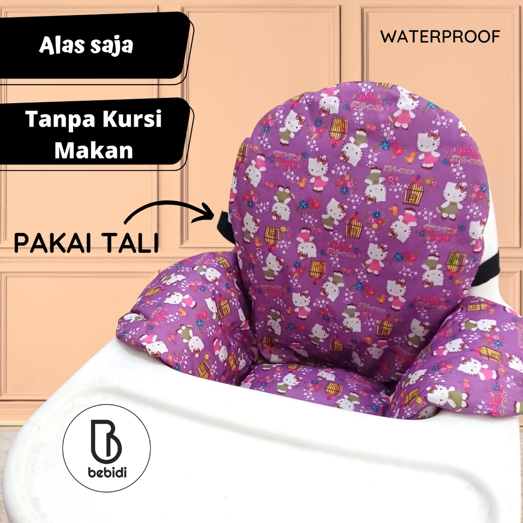 KT PURPLE WATERPROOF - ALAS KURSI MAKAN BAYI - Baby High Chair AKACHAN hc wp