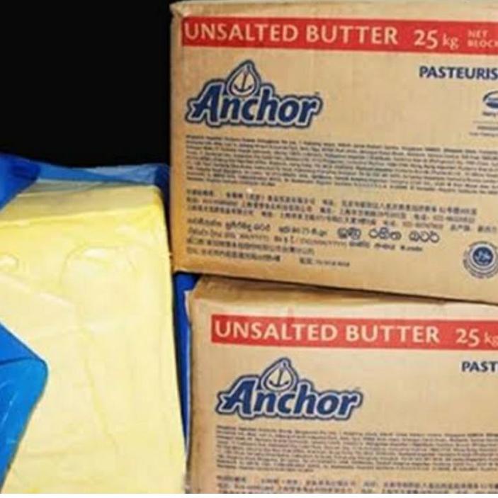 

Bisa COD anchor unsalted butter 1 kg. butter unsalted !