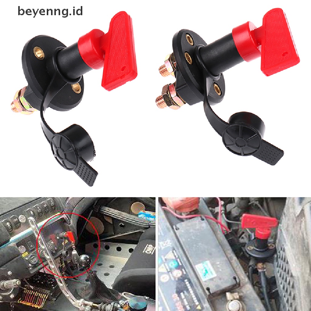 Beyen 12V 24V Disconnect Red Key Cut Off Main Kill Switch for Car Truck Boat  Id