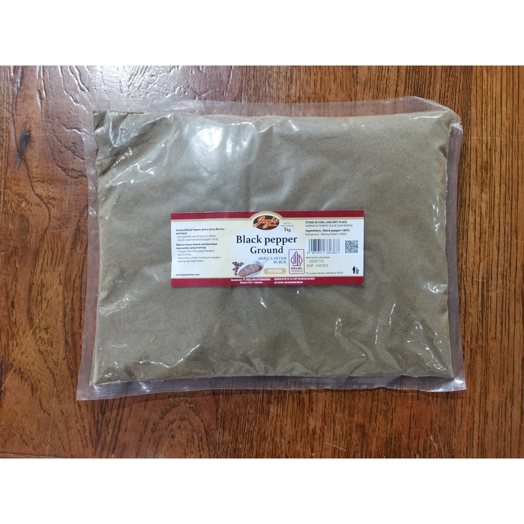 

Jay's Black Pepper Ground 1KG
