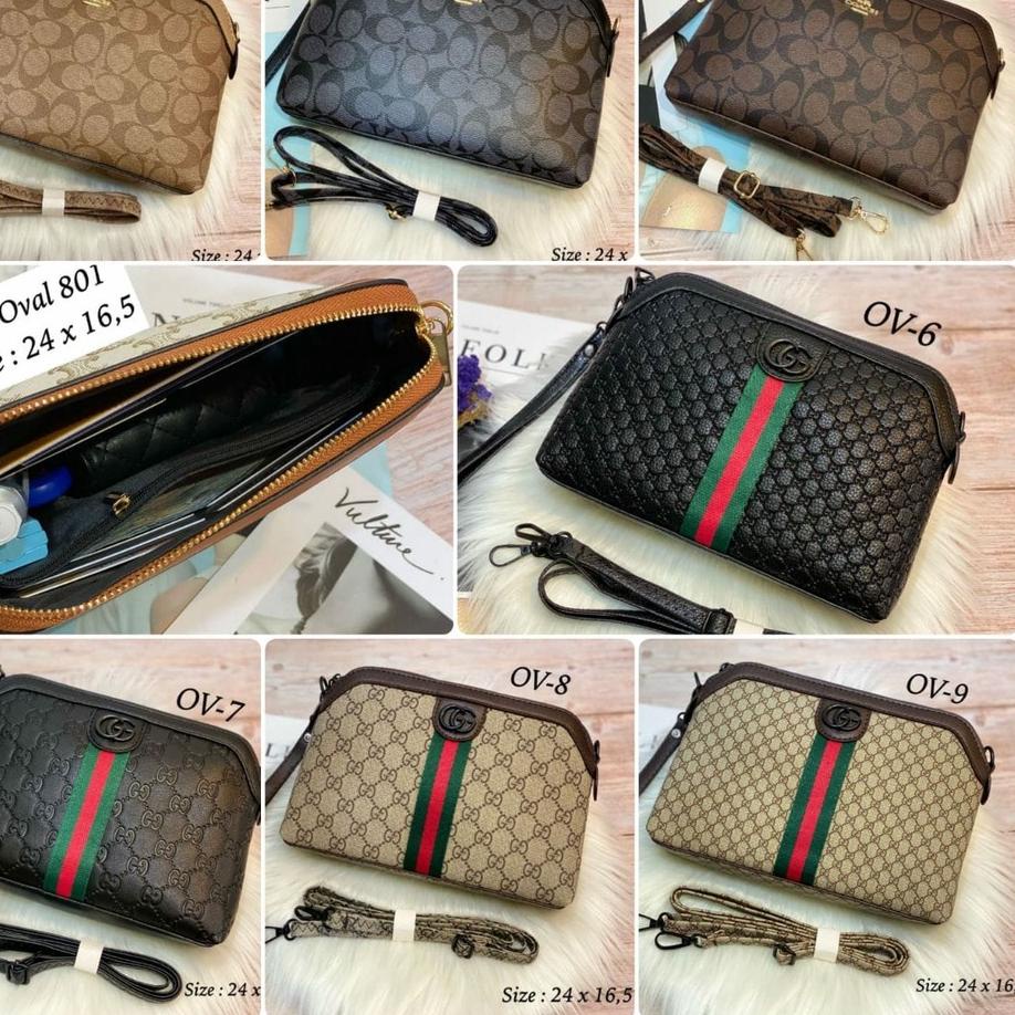 ✨SHOPEE MALL✨ HANDBAG COACH OVAL/ HANDBAG WANITA SUPER buruan